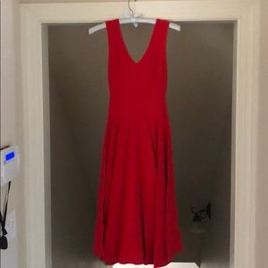 Sarah Jessica Parker fit and flare dress